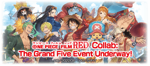 Puzzle & Dragons JP x One Piece Film Red Collab Starts on