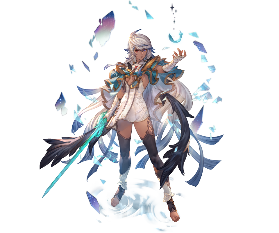 Cosmos Granblue Fantasy Granblue Fantasy 1girl Antenna Hair Bandaged Arm Bandages Blue