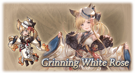 Grinning White Rose