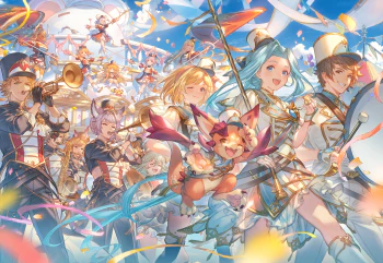 Vyrn, Lyria, Gran, Djeeta, Seofon, Feower, Threo, Seox, Tweyen, Kumbhira, Cidala, Laolao, Indala, Shiro, Mahira, Vikala Extra Fes 2025