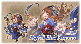 Skyfall Blue Kimono