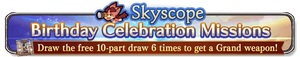 Birthday Celebration Missions