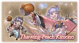 Thawing-Peach Kimono