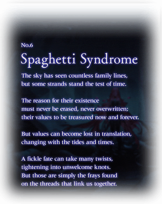 Spaghetti Syndrome