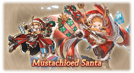Mustachioed Santa