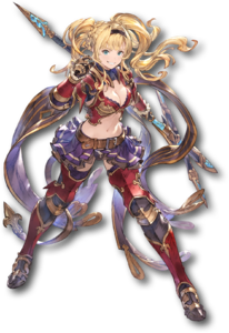 Zeta's character illustration using the design from the mobile game