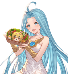 Lyria gifting Lyria's Handmade Lunch to Djeeta