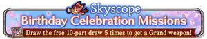 Birthday Celebration Missions
