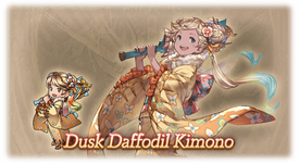 Dusk Daffodil Kimono