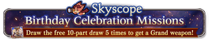 Birthday Celebration Missions